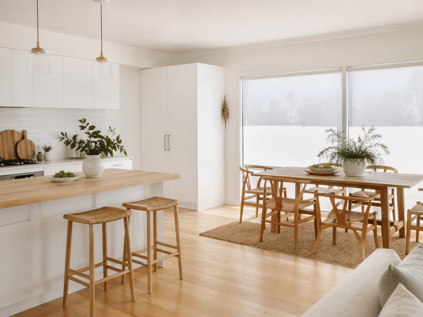 Roller blinds Melbourne home