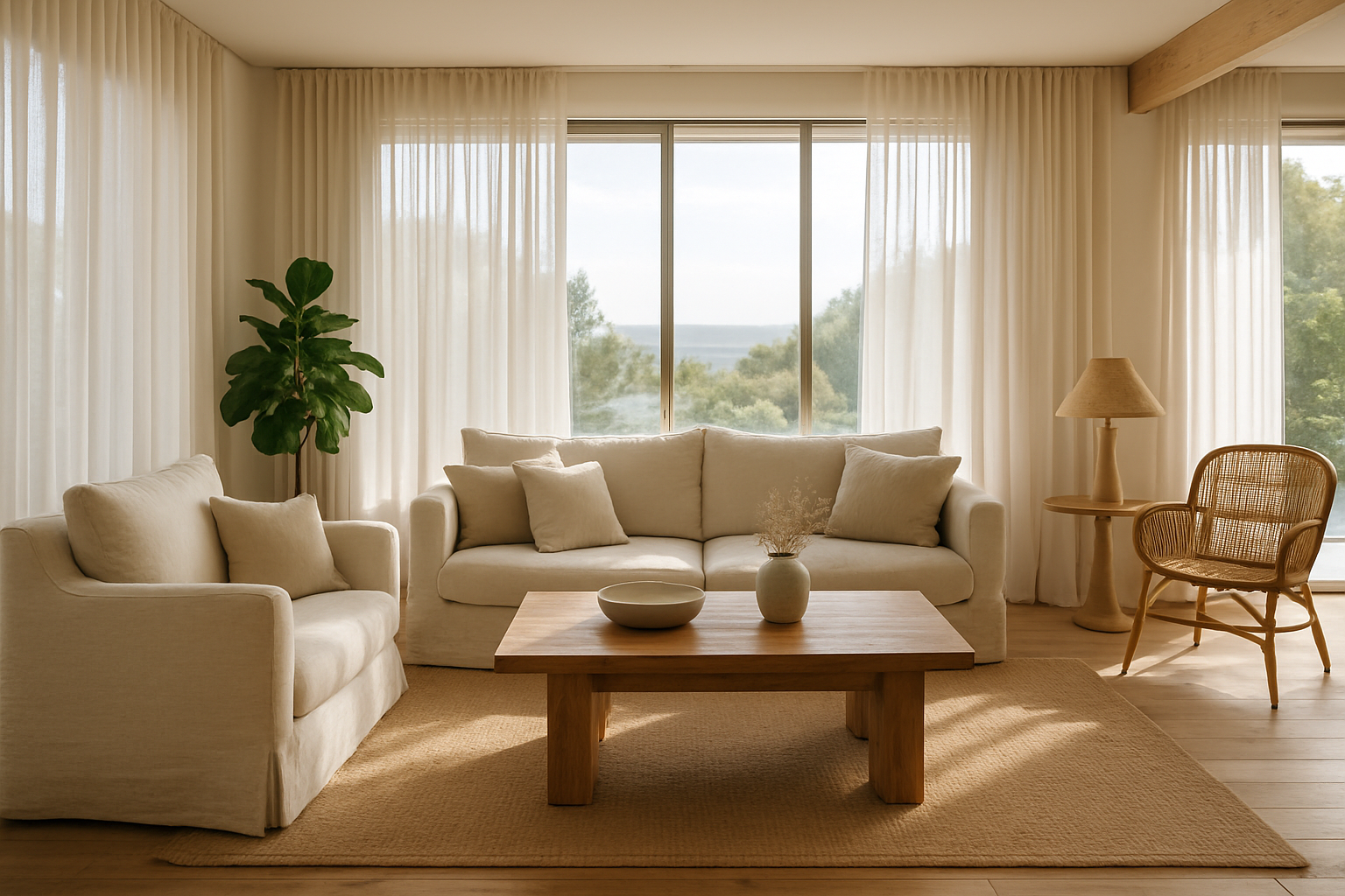 curtains Mount Martha - made to measure curtains for a coastal home in Mornington Peninsula