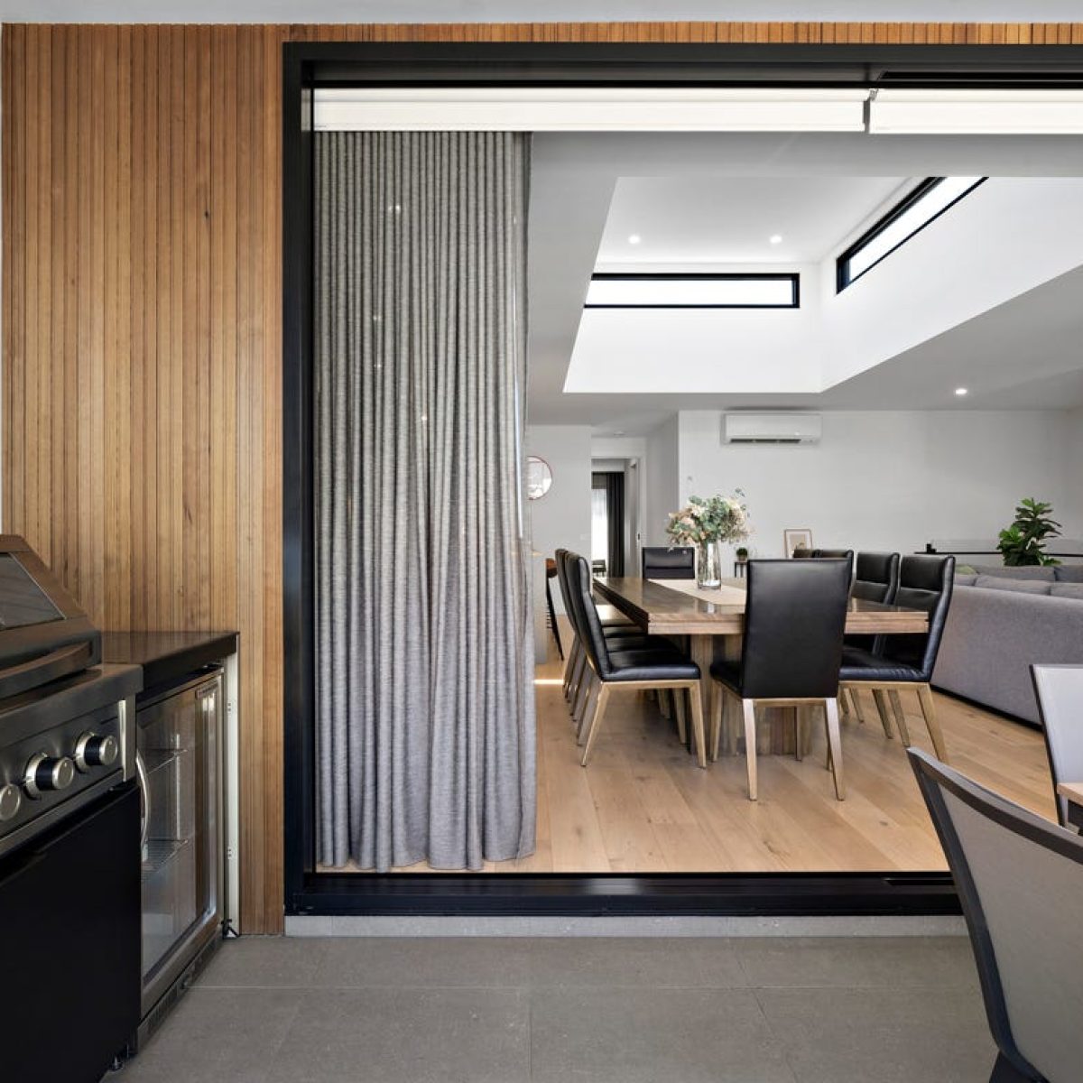 Charcoal sheers looking in Charcoal sheers looking in